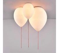 Plafoniera a palloncino bianco Semplice lampada da soffitto adorabile, lampadario decorativo in vetro ovale per soggiorno, camera da letto, camera dei bambini, ragazzi, ragazze