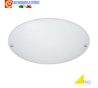 Plafoniera a Parete a Soffitto Vetro Satinato E27 MAX 40W ? 25cm Bianco Opaco [EEK: A++]