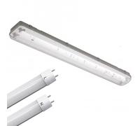 Plafoniera a tenuta stagna ip65 150cm 220v incluso di 2 tubi t8 50w P14-150-T8
