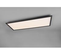 Plafoniera ALPHA LED quadrata 80X30 bordo nero R62328032