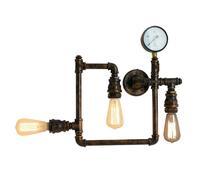 PLAFONIERA AMARCORD RUGGINE 3 LUCI ATTACCO E27 48X9,5X44CM