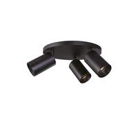 Plafoniera Antidark SpotOn Circle3 Nero