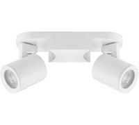 Plafoniera Applique a Soffitto Parete GU10 Faretto Orientabile Bianco Da Interni