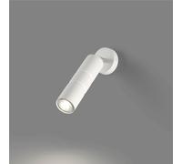 Plafoniera Applique da Muro con Snodo struttura in metallo cromato modello Turbo Dimensioni 5xh 20 cm 1 x Max 50 Watt 0,8 kg Senza vetro colore bianco bianco