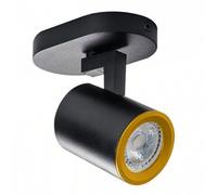 Plafoniera Applique da Soffitto Parete GU10 Faretto Orientabile Nero Da Interni