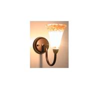 PLAFONIERA APPLIQUE LANTERNA SOGNO A 1 LUCE IN FERRO BATTUTO LAMPIONE APPLIQUE