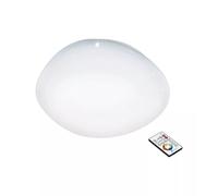 Plafoniera Contemporanea Sileras Led Acciaio Bianco D60Cm
