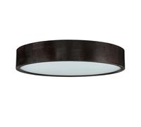 Plafoniera Arbaro Ø47cm Rotondo Piatto IN Braun E27 Deckenleuchte Salotto Piano