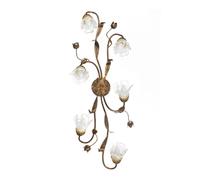 PLAFONIERA "ARIANNA" 6 LUCI COLOR BRONZO, E14