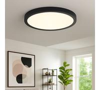 Applique Contemporanea Fire Black Metallo Nero Led Integrato 24,5W 3000K