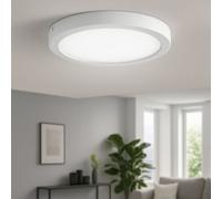 Applique Contemporanea Fire Metallo Bianco Led Integrato 21,4W 4000K