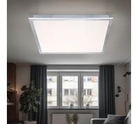 Plafoniera Aufbaupanel Lampada Ufficio Quadrati Bianco Caldo LED L 60cm