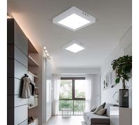 Plafoniera Aufbaupanel Plafoniera Lampada Ufficio LED Lampada 2er Set