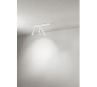 Plafoniera Bambù in alluminio colore bianco 3 luci a LED10W 2985LM - 3000K orientabile e inclinabile