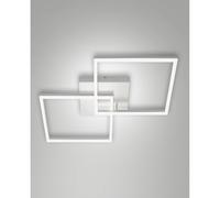 Plafoniera BARD a led moderna 52W Bianco 3394-65-102 Fabas Luce - 3394-65-102