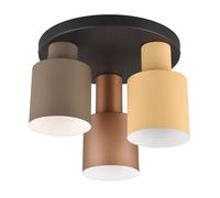 Plafoniera AGUDO 3 diffusori metallo multicolor 619430317