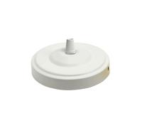 Plafoniera bianca da 108 mm, per lampade a sospensione vintage, 108 mm, copertura a baldacchino in metallo a punto singolo, con accessori per casa e ufficio
