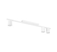 Plafoniera Bianco Moderno Lungo 80 CM Piatto 3-flammig Deckenleuchte Soggiorno