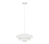 Plafoniera Bianco Regolabile Ø46cm Vintage Medio Secolo Deckenleuchte Pranzo