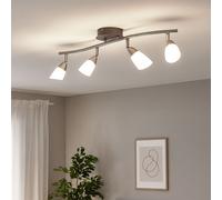 Plafoniera Binario Faretti Spot LED Lampada da Soggiorno Regolabile L 60 CM