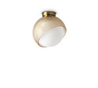 Plafoniera Bloom Ottone Dimmerabile 1 Luce E27 Ideal Lux