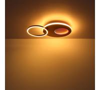 Plafoniera camera da letto lampada cambiacolori RGB LED dimmerabile telecomando CCT