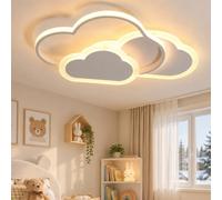Plafoniera Cameretta Bambini 52CM Nuvola 42W 3000K | Lampadario Camera da letto Lampade Led Soffitto Bianco Luce Bambina Bambino Schlafzimmer Luce Ragazza Nuvole Neonato Luci