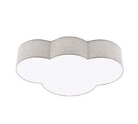 Plafoniera Cameretta Dei Bambini Lino B:63 CM 4x E27 Bianco Beige Wolkenlampe