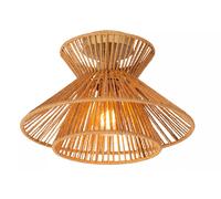 Plafoniera Carta Schermo Natura Oro Ø32 CM E27 Deckenleuchte Tavolo da Pranzo