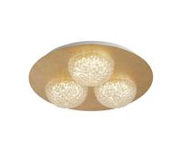 Celestia 3Lt Flush - Metallo dorato e acrilico