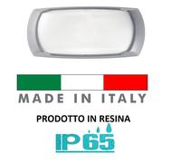 PLAFONIERA CIRCOLARE DA ESTERNO NERA IP66 PER LAMPADINE CON ATTACCO E27