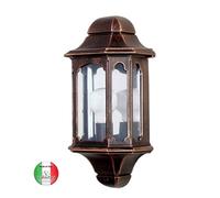 Plafoniera classica a parete da esterno balcone in fusione di alluminio