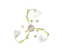 Plafoniera classica in ferro battuto primavera a 3 luci stf 0053