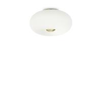 Plafoniera classica in vetro bianco 3 luci design DL0235