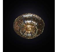 Plafoniera classica in vetrofusione a 5 luci BGA 2919/PL10DEC.ORO