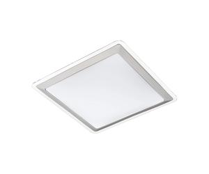 Plafoniera Classico Competa 1 Acciaio Bianco Luce Led Integrato 21W