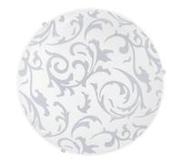 Lampada applique plafoniera a soffitto in metallo e vetro satinato E27 mod. Scal