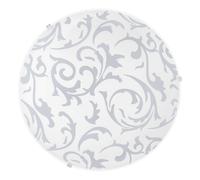 Plafoniera Classico Scalea 1 Acciaio Bianco 1 Luce E27