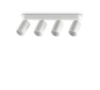 Plafoniera Collezione DYNAMITE 4 Luci GU10 Bianco Dimmerabile Ideal Lux