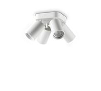 Plafoniera Collezione DYNAMITE 4 Luci Gu10 Dimmerabile Bianca Ideal Lux