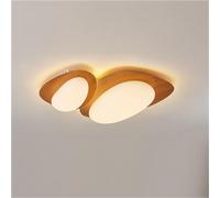 Plafoniera con ciottoli in stile giapponese, plafoniera scandinava minimalista con venature del legno, plafoniera retrò per cameretta dei bambini, per lampade e lanterne della camera da letto del