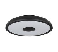 Plafoniera con speaker Bluetooth Plafoniera con cambio colore, lampada dimmerabile con telecomando, effetto stella, 1x LED 18W RGB 3W 3000-6500K, D 28 cm