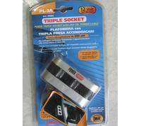 Plafoniera con TRIPLA PRESA ACCENDISIGARI PER AUTO Lampa cod. 3908.3
