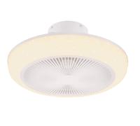Plafoniera con Ventilatore da Interno a LED Ø46 cm Plastica Stella
