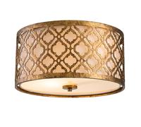 Elstead Lighting Arabella plafoniera 2x60 W oro GN-ARABELLA-F