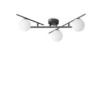 Plafoniera Contemporanea Atlas Metallo Nero 3 Luci G9 4W 3000K Ip20