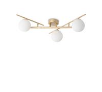 Plafoniera Contemporanea Atlas Metallo Oro 3 Luci G9 4W 3000K Ip20