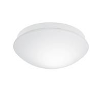 Plafoniera Contemporanea Bari-M Policarbonato Bianco 1 Luce E27