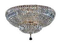 Plafoniera Contemporanea Basfor Metallo Oro 16 Luci