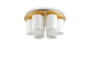 Plafoniera Contemporanea Daisy Metallo Oro 6 Luci E27